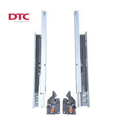 Ray trượt âm 2 tầng giảm chấn 2/3 DTC + Tay khoá