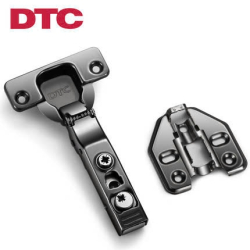 Bản lề giảm chấn dtc thẳng phi 35 - Titan Đen