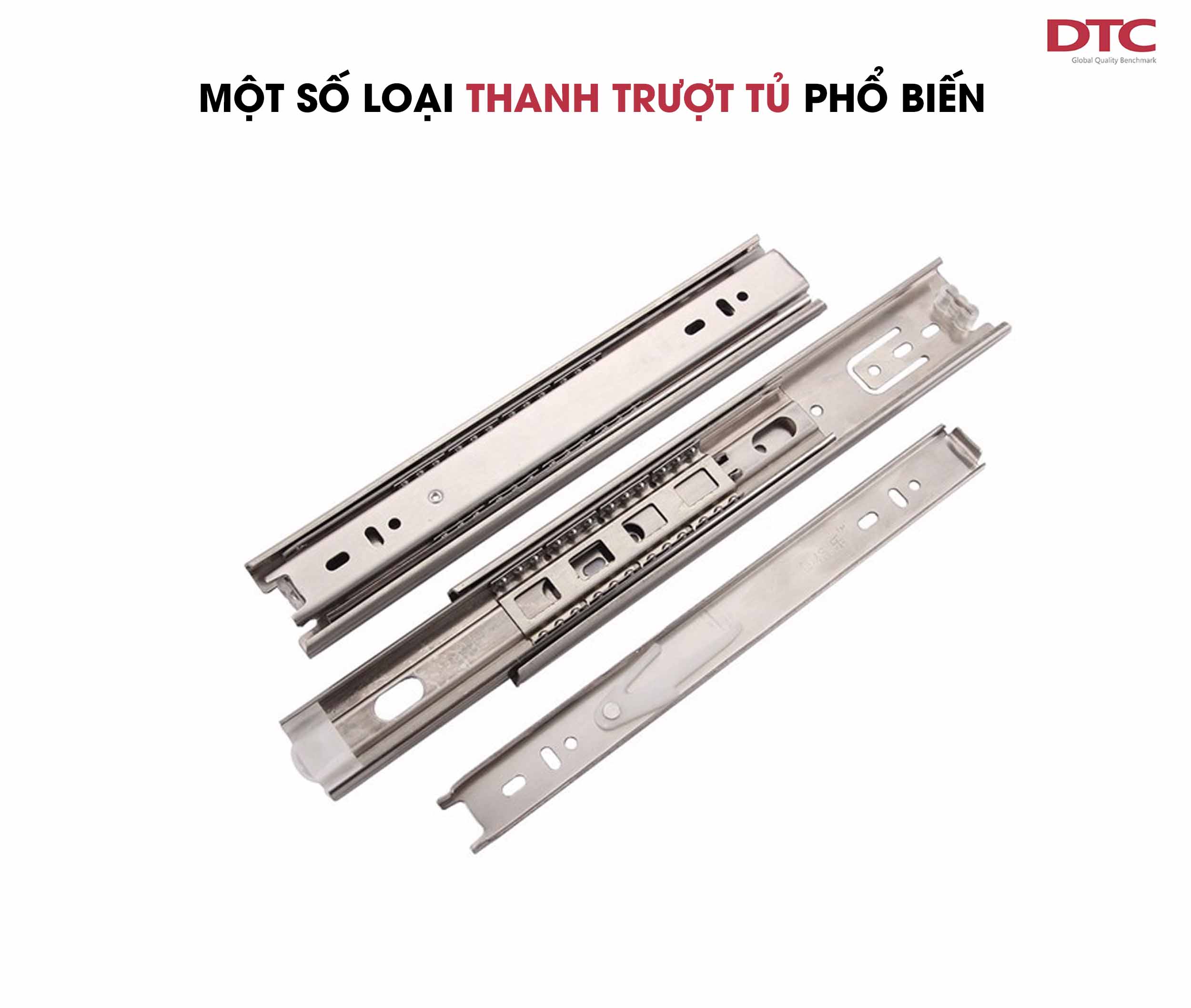 Thanh trượt tủ là gì ? Một số loại thanh trượt tủ phổ biến